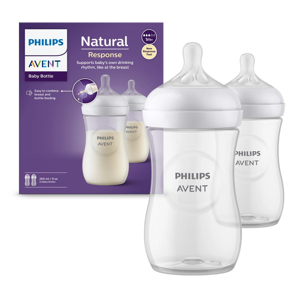 Natural Baby Feeding Bottle 260 ML Double