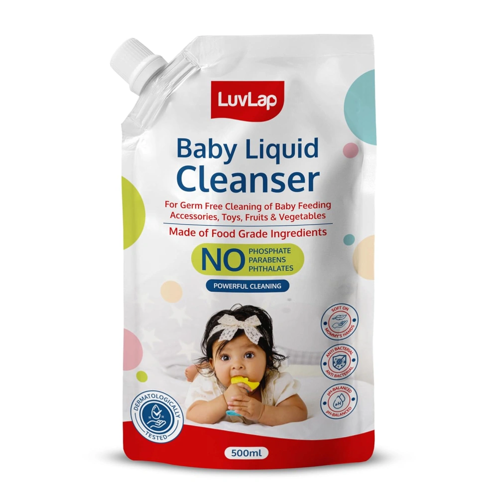 LuvLap Baby Liquid Cleanser 500ml Refill