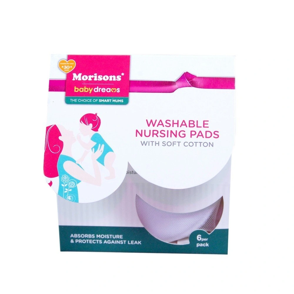 Morisons Washable Breast Pads, 6 Pcs